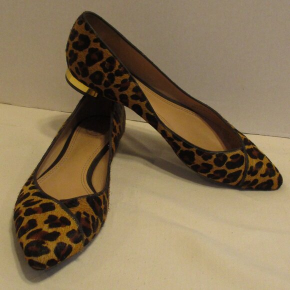 Tory Burch Woman Size 9M Brown Tan Gold Slide On Shoes - Picture 1 of 13